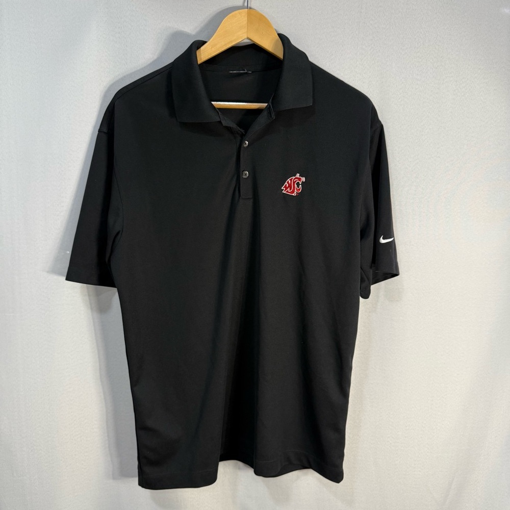 Nike Washington State Cougars Black Polo Shirt | Size Unknown